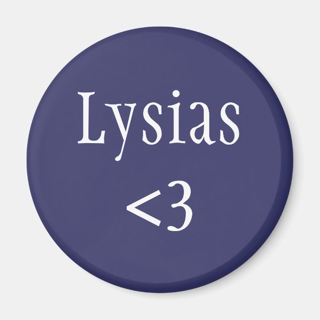 Lysias love magnet (Front)