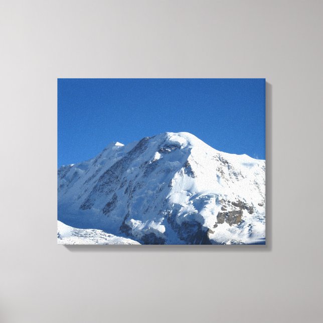 Lyskamm, Swiss Alps Canvas Print (Front)