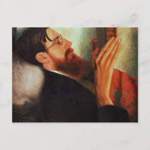 Lytton Strachey,  1916 Postcard
