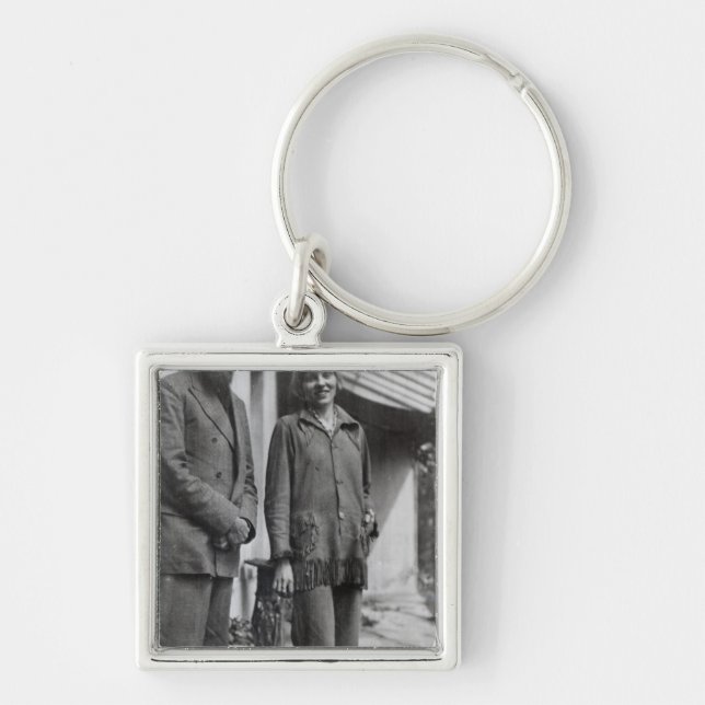 Lytton Strachey and Iris Tree Keychain (Front)