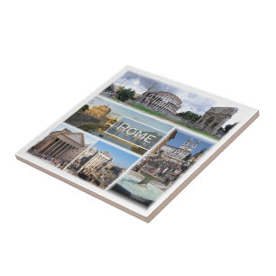 LZO001 ROME, Mosaic, Lazio, Italy, Tile