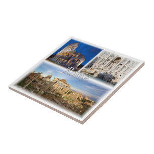 LZO005 ROME, Mosaic, Lazio, Italy, Tile