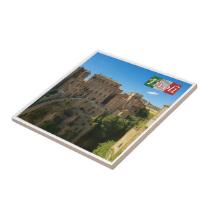 LZO009 TIVOLI , Old Town, Lazio, Italy, Tile