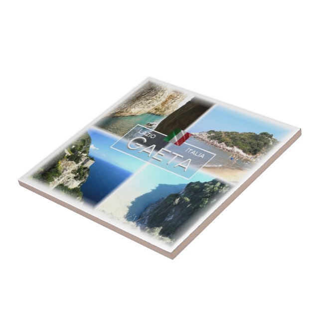 LZO015 GAETA, Mosaic, Lazio, Italy, Tile (Side)