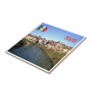 LZO022 RIETI, River Velino, Italy, Tile