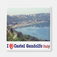 LZO038 CASTEL GANDOLFO I Love, Lazio, Fridge