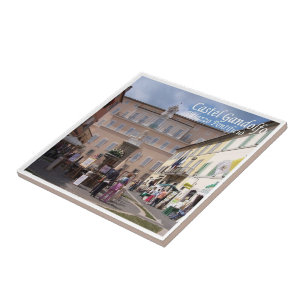 LZO040 CASTEL GANDOLFO, Papal Palace, Tile