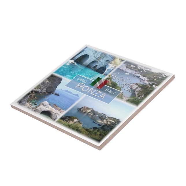 LZO042 PONZA, Lazio, Italy, Tile (Side)