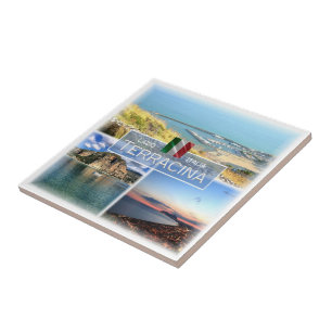 LZO048 TERRACINA, Mosaic, Lazio, Italy, Tile