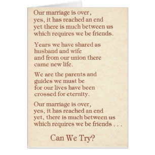 M04 : Notre mariage est terminé