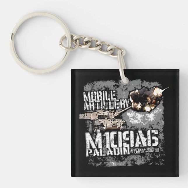 M109 howitzer keychain (Front)