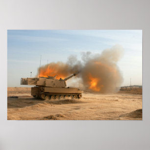 M109A6 Paladin Poster
