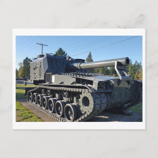 M110 Self-Propelled Howitzer  Postcard (Front)