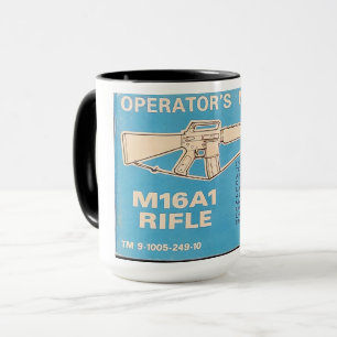 M16 A1 Operators Manual Coffee Mug