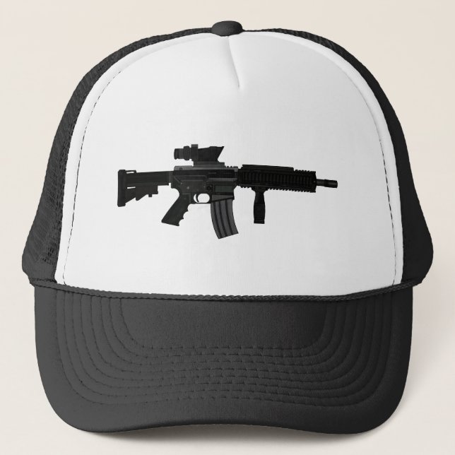 m16.png trucker hat (Front)