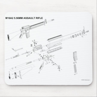 M16A2 Assault Rifle Mouse Pad
