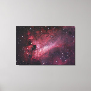 M17, The Omega Nebula in Sagittarius Canvas Print