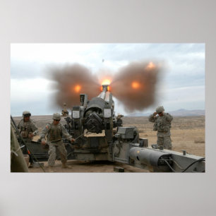 M198 Howitzer Poster