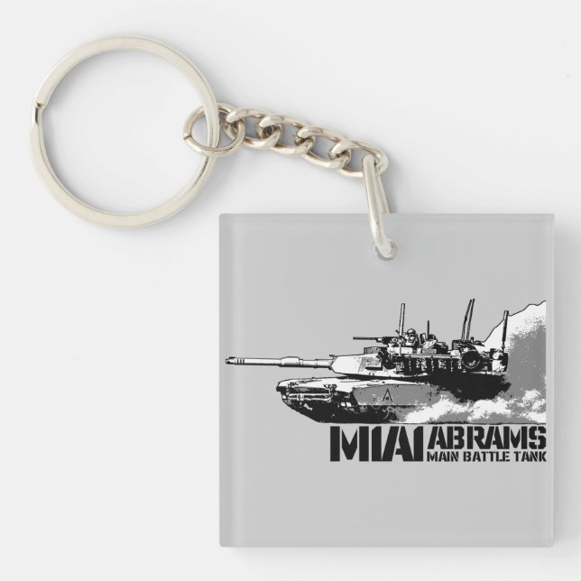 M1 Abrams Keychain (Front)