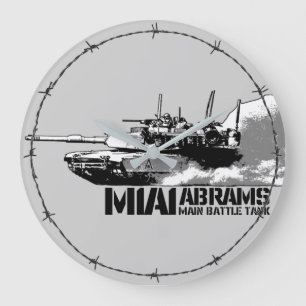 M1 Abrams Large Clock