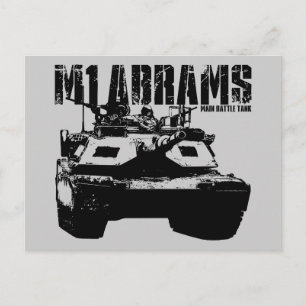 M1 Abrams Postcard
