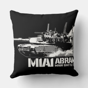 M1 Abrams Throw Pillow