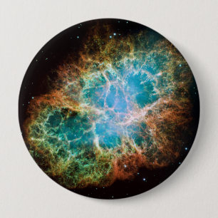 M1-Crab Nebula a Science & Astronomy Gift Idea 4 Inch Round Button