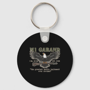 M1 Garand U.s. Main Battle Rifle Gun Wwii Keychain