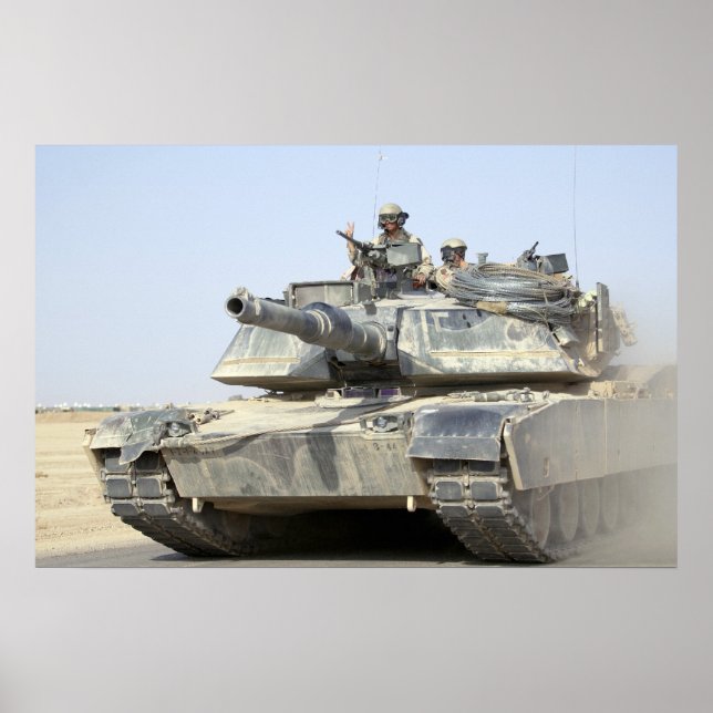 M1A1 Abrams Poster (Front)