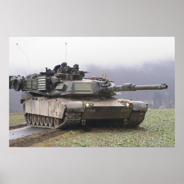 M1A1 Abrams Poster (Front)