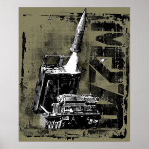 M270 MLRS posterpaper Template WT Poster