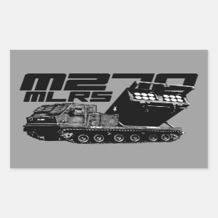 M270 MLRS Rectangle Stickers