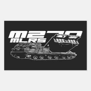 M270 MLRS Rectangle Stickers