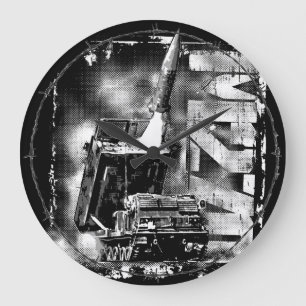 M270 MLRS Round (Large) Acrylic Wall Clock