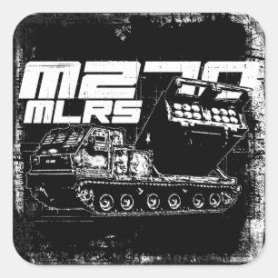 M270 MLRS Square Sticker