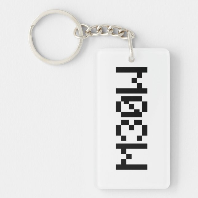 M30W [Leetspeak Animal Sounds] Keychain (Front)
