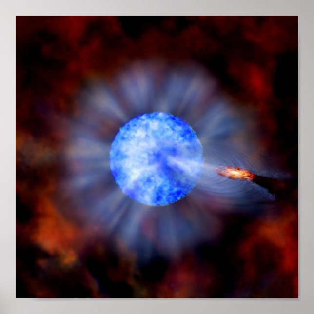 M33 Black hole in space Poster (Front)