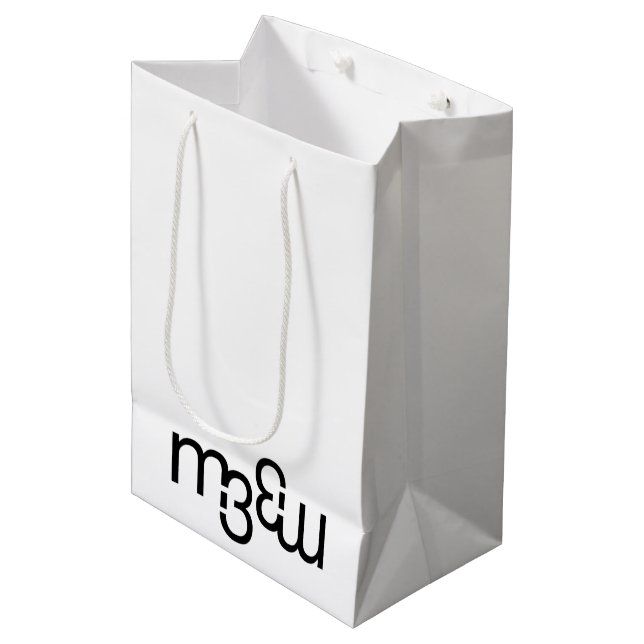 m3galleryStudio monogramme moyen sac cadeau brilla (Devant Angle)