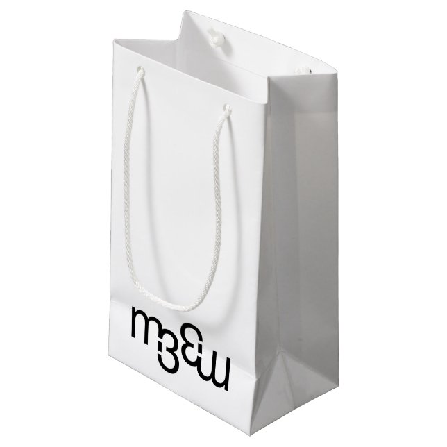m3galleryStudio monogramme petit sac cadeau brilla (Devant Angle)