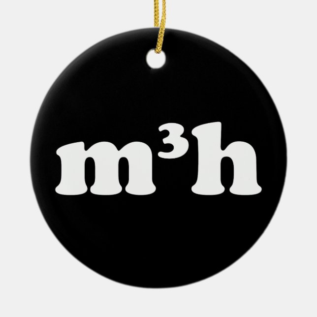 m3h ceramic ornament (Front)
