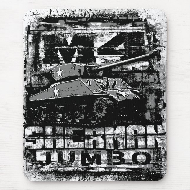 M4 Sherman Jumbo Mouse Pad (Front)