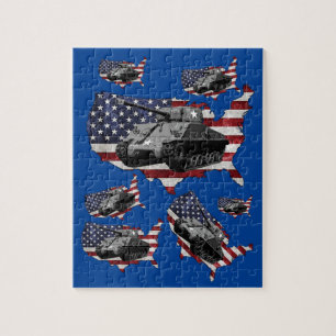 M4 Sherman tank Jigsaw Puzzle