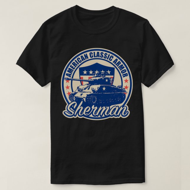 M4 Sherman Tank Pullover  (Design Front)