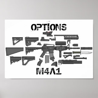 M4A1 Options Poster