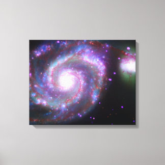 M51 Whirlpool Galaxy: A Classic Beauty Canvas Print