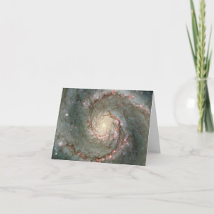 M51 Whirlpool Spiral Galaxy Note Card