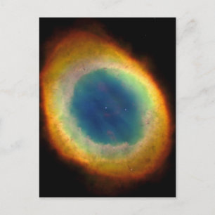 M57 Ring Nebula Constellation Leier Outer Space Postcard