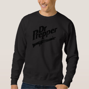 M60 Machine Gun Military M240 Tactical Rifle Distr Sweatshirt