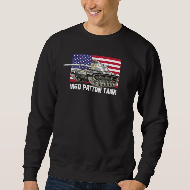 M60 Patton Tank American Usa Flag (Front)
