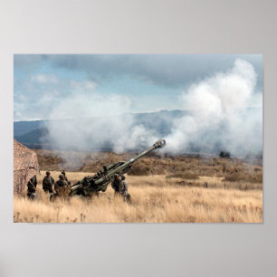 M777 155mm Howizter Poster